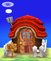 Exterior de la casa de Kétchup en Animal Crossing: New Leaf - Welcome amiibo