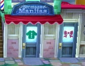La tienda por fuera en Animal Crossing: New Leaf