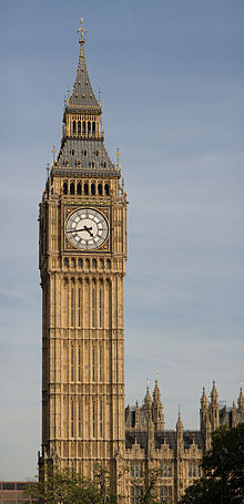 Archivo:Torre del reloj - Palacio de Westminster.jpg