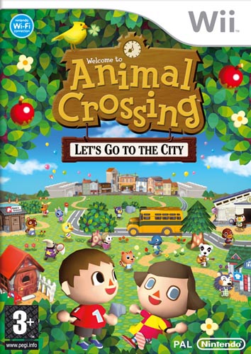 Archivo:Carátula Animal Crossing Let's Go to the City.jpg
