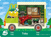 Tarjeta amiibo de Toby