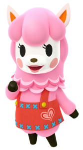Artwork de Paca para Animal Crossing: amiibo Festival