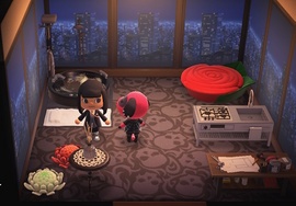 Casa de Luna en New Horizons.