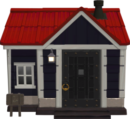 Exterior de la casa de Luna en New Horizons.