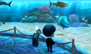 Miyamoto en un Nintendo Direct presentando el acuario.