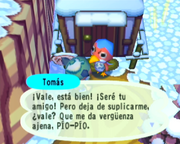 Conociendo a Tomás en Animal Crossing