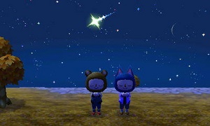 Deseo que las estrellas fugazes sean más reales en Animal Crossing...¡Se a cumplido!