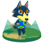 Artwork de Wolfi para Pocket Camp