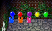 Todos los globos y globonejitos que aparecen en el juego