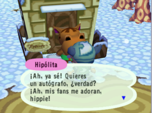 Hipólita se lo tiene muy creído...