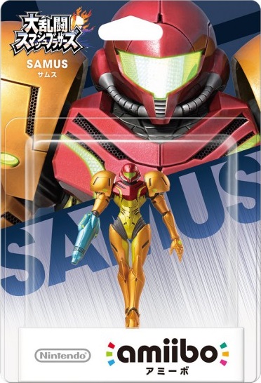 Archivo:Embalaje japonés del amiibo de Samus - Serie Super Smash Bros..jpg