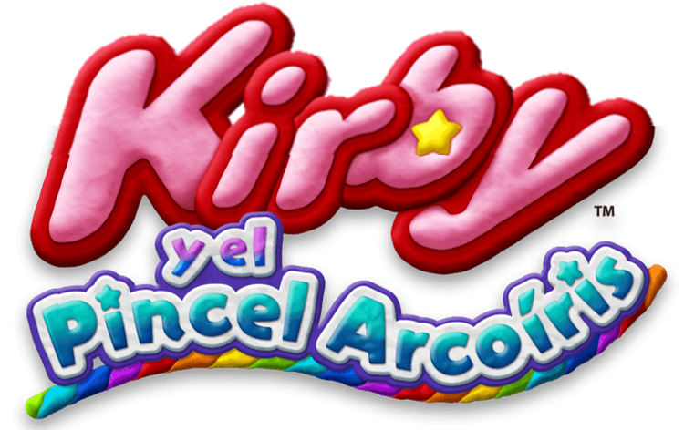 Archivo:Logo de Kirby y el Pincel Arcoiris.png