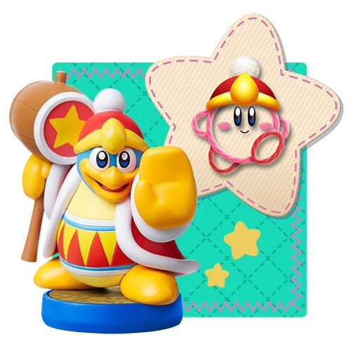 Archivo:Habilidad del amiibo del Rey Dedede - Más Kirby el reino de los hilos.jpg