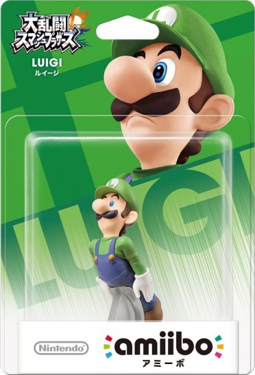 Archivo:Embalaje japonés del amiibo de Luigi - Serie Super Smash Bros..jpg
