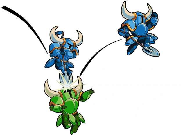 Archivo:Artwork del multijugador cooperativo - Shovel Knight.png