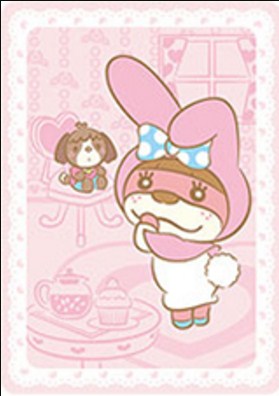 Archivo:Sello My Melody y Nuria - Serie Animal Crossing X Sanrio.jpg