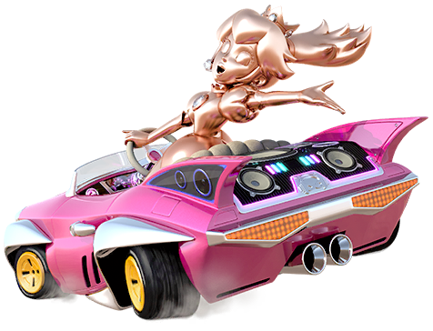 Archivo:Peach de oro rosa en Mario Kart 8.png