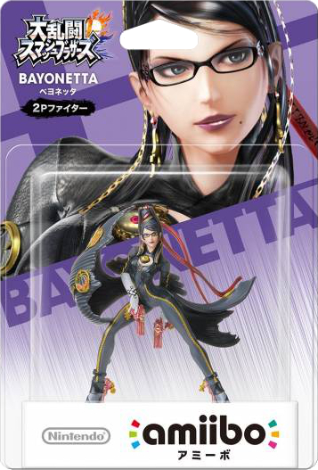 Archivo:Embalaje japonés del amiibo de Bayonetta (Jugador 2) - Serie Super Smash Bros..png