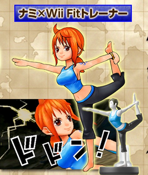 Archivo:Disfraz de la Entrenadora de Wii Fit para Nami - One Piece - Super Grand Battle! X.jpg