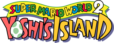Archivo:Logo de Super Mario World 2 - Yoshi's Island.png