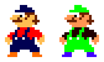 Archivo:Sprites de Mario y Luigi Mario Bros..png