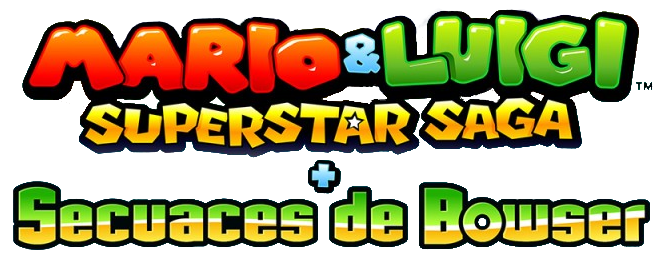 Archivo:Logo de Mario & Luigi - Superstar Saga + Secuaces de Bowser.png