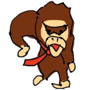 Retrato amiibo de Donkey Kong.