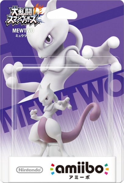 Archivo:Embalaje japonés del amiibo de Mewtwo - Serie Super Smash Bros..png