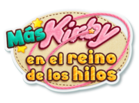 Logo de Más Kirby en el reino de los hilos.png