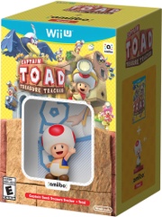 Pack con el juego Captain Toad: Treasure Tracker y el amiibo de Toad (América)
