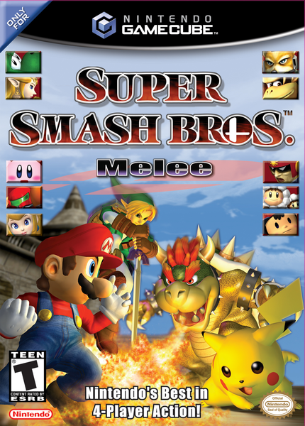 Archivo:Caja de Super Smash Bros. Melee.png