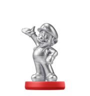 amiibo de Mario - Edición plata.