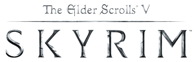 Archivo:Logo de The Elder Scrolls V - Skyrim.png