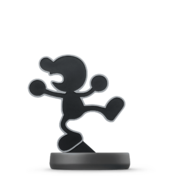 amiibo de Mr. Game & Watch.
