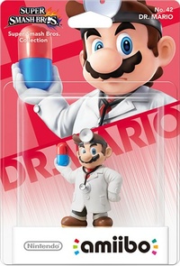 Embalaje europeo del amiibo de Dr. Mario - Serie Super Smash Bros..jpg