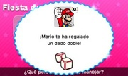 Efecto del amiibo de Mario en el modo Fiesta de globos.