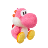 Amiibo Yoshi de lana rosa - Serie Yoshi's Woolly World.png
