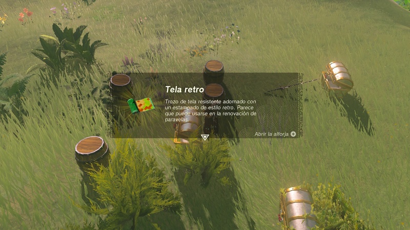 Archivo:Mensaje de obtención de la Tela retro - The Legend of Zelda Tears of the Kingdom.jpg