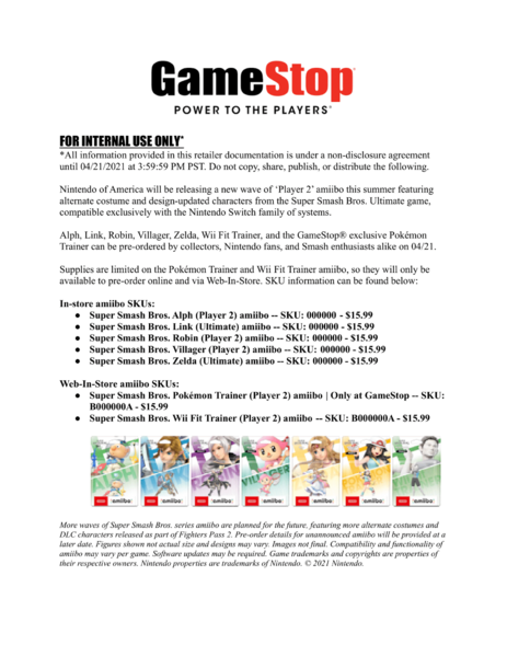 Archivo:Rumor desmentido del documento interno de GameStop del 5 de abril de 2021.png