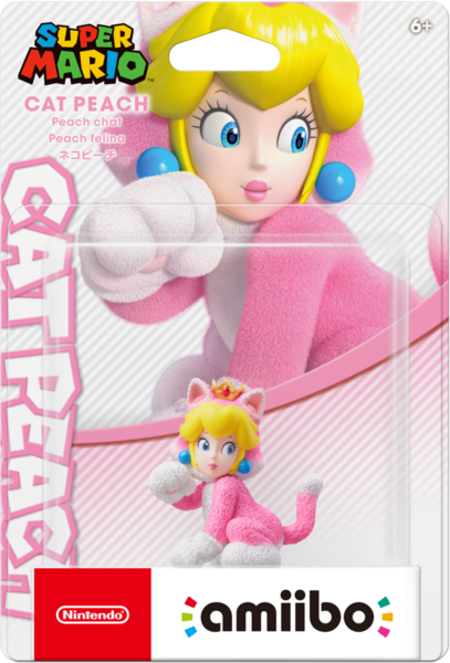 Archivo:Embalaje NTSC del amiibo de Peach Felina - Serie Super Mario.png