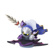 amiibo de Meta Knight y estrella oscura.
