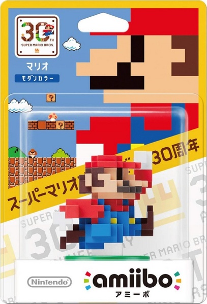 Archivo:Embalaje japonés del amiibo de Mario (Colores Modernos) - Serie 30 aniversario de Super Mario Bros.jpg