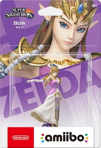 Embalaje NTSC del amiibo de Zelda - Serie Super Smash Bros..jpg