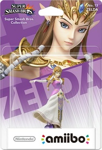 Embalaje europeo del amiibo de Zelda - Serie Super Smash Bros..jpg