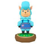 Estatua "Cumulonimbo azul/Nubarrón con ojos".