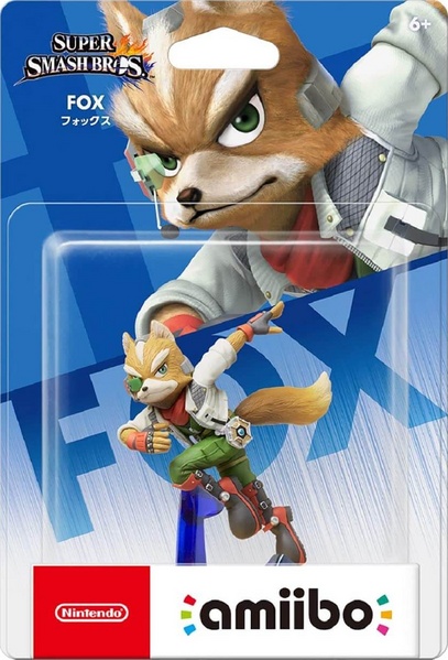 Archivo:Embalaje NTSC del amiibo de Fox - Serie Super Smash Bros..jpg