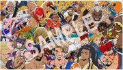 Fondo de pantalla ilustrado que otorgan todos los amiibo compatible.