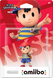 Embalaje americano antiguo del amiibo de Ness.