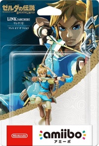 Embalaje japonés del amiibo de Link (arquero) - Serie The Legend of Zelda.jpg