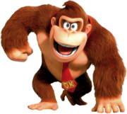 Artwork de Donkey Kong en el largometraje.